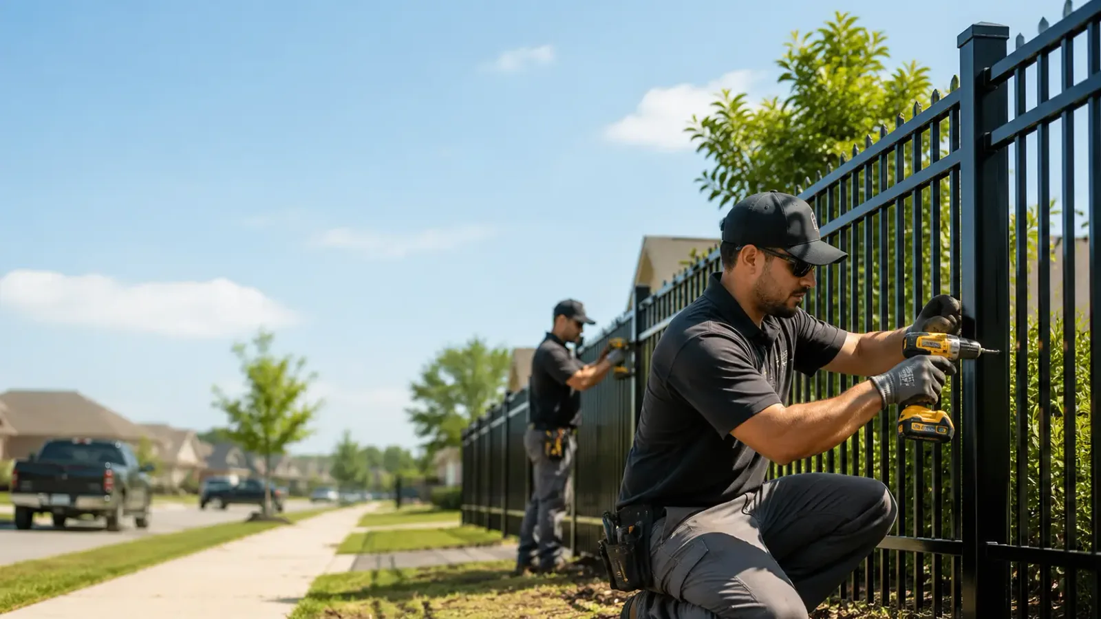 Metal Fence Installation in Edna, TX